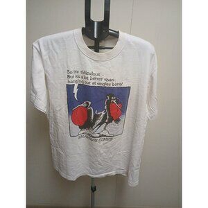 Vintage Galapagos Comics Shirt Nature Animal tee 90s Xl White